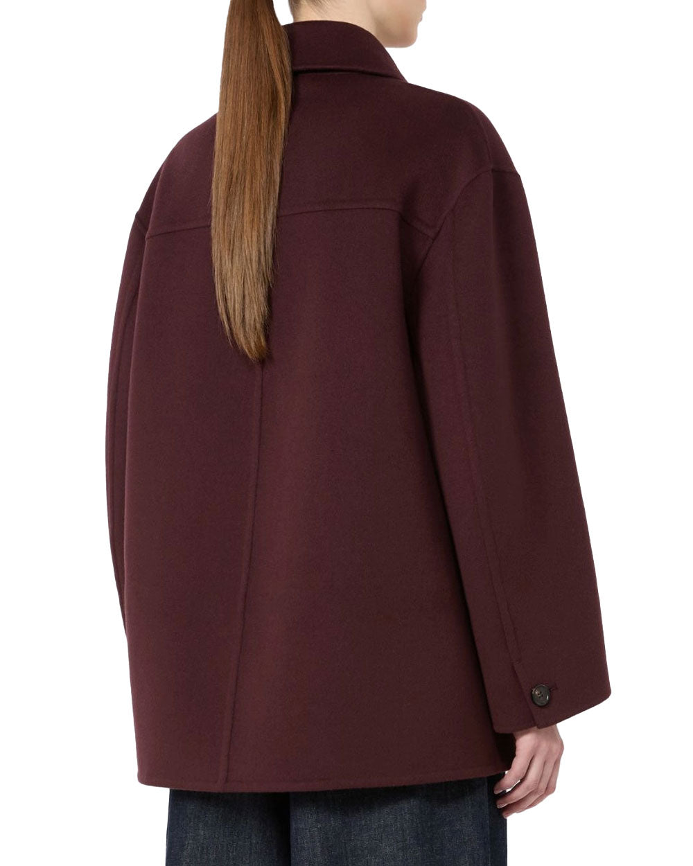 Capotto 'S Max Mara donna SMMGIUGNO bordeaux