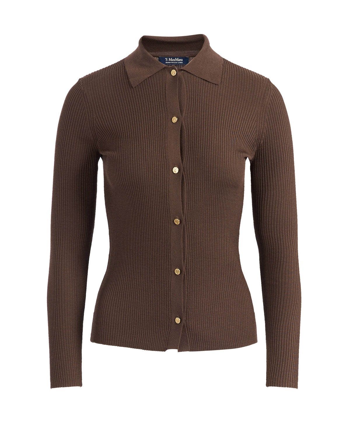 Cardigan S Max Mara donna SMMLIMONE003 marrone <BR/><BR/>