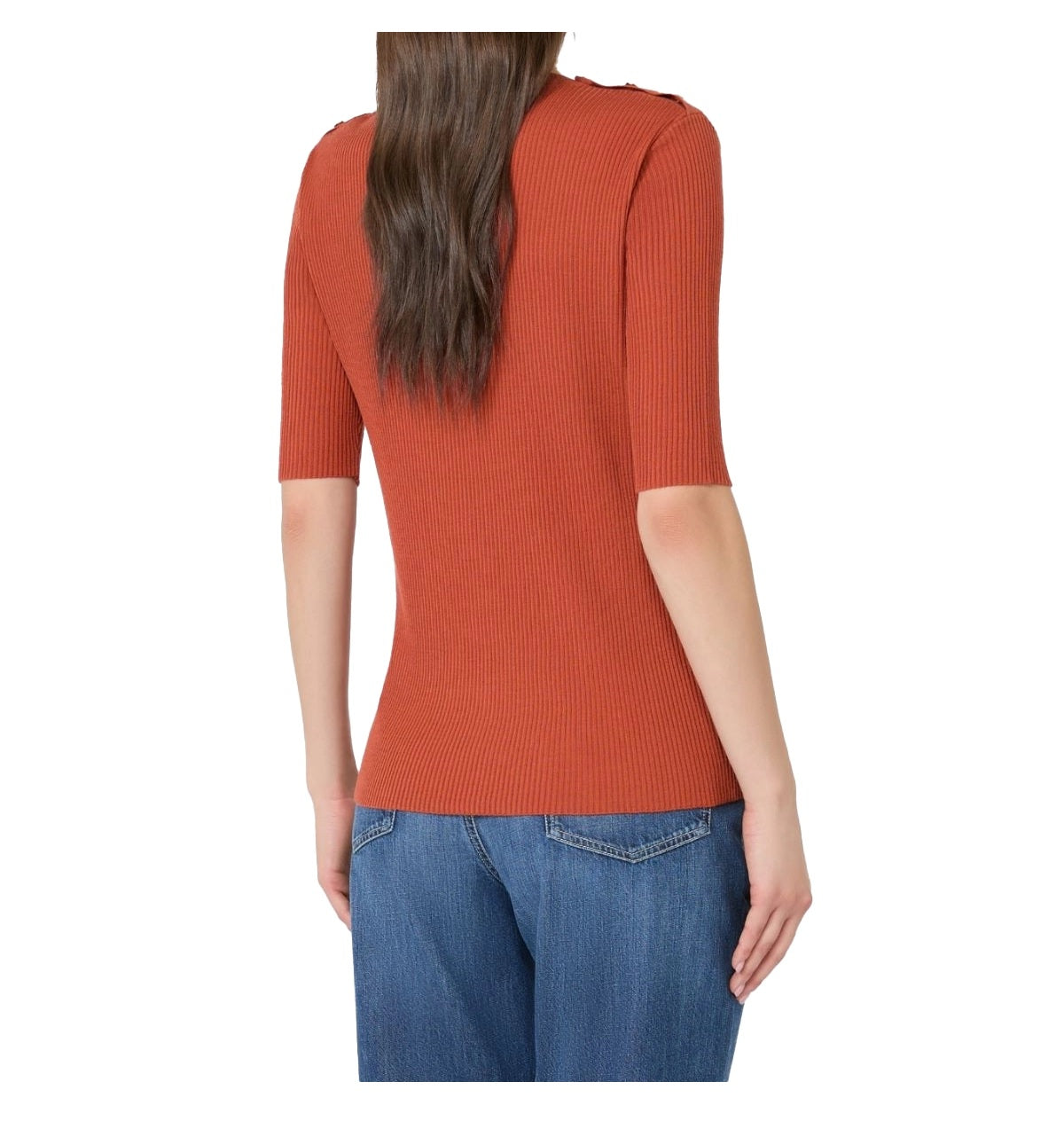 Maglia S Max Mara donna SMMRIVIERA008 arancione