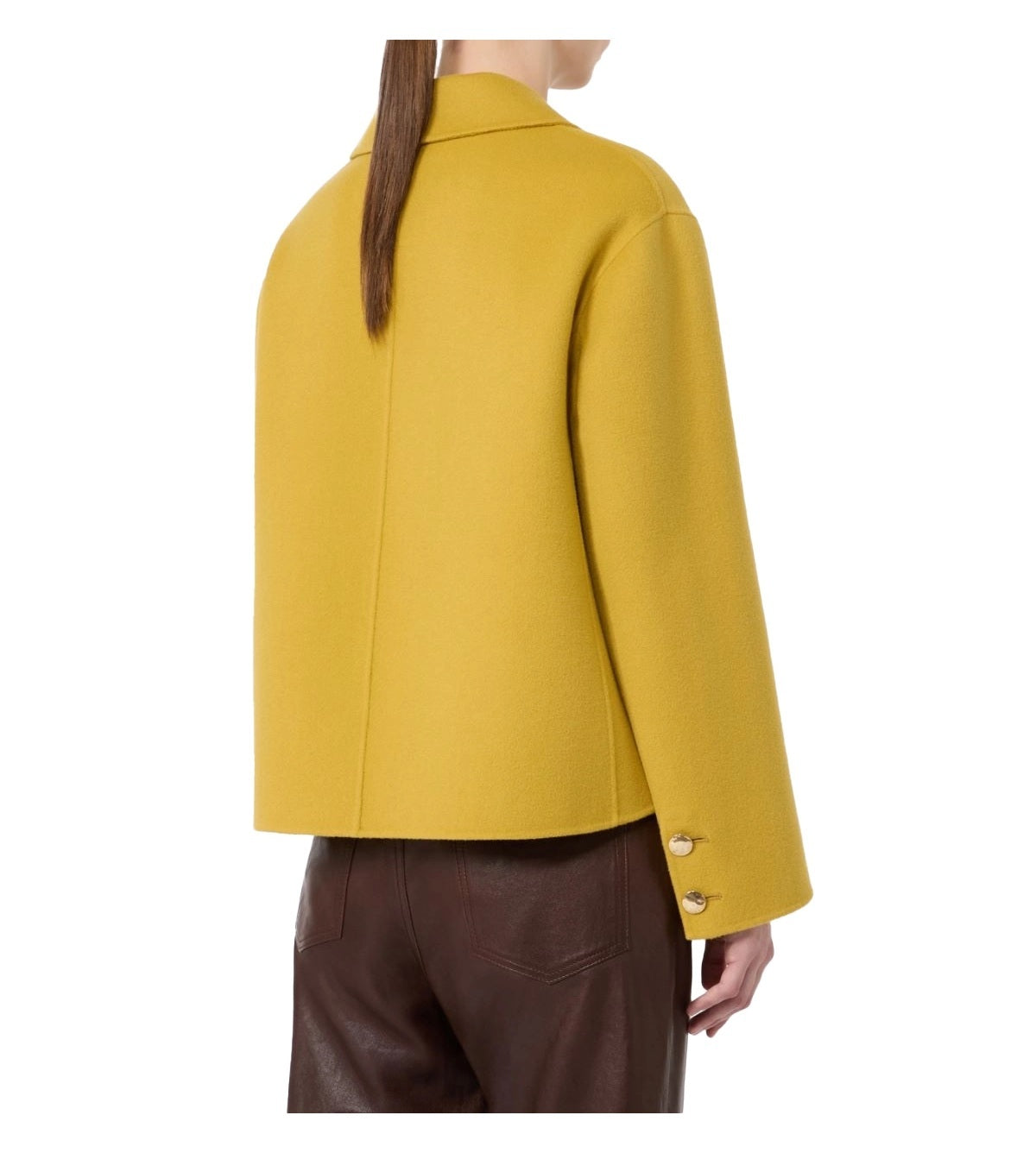 Giacca S Max Mara donna SMMSORRISO096 gialla