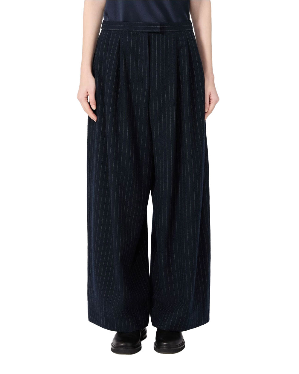 Pantalone 'S Max Mara donna SMMORDINE blu<BR/>