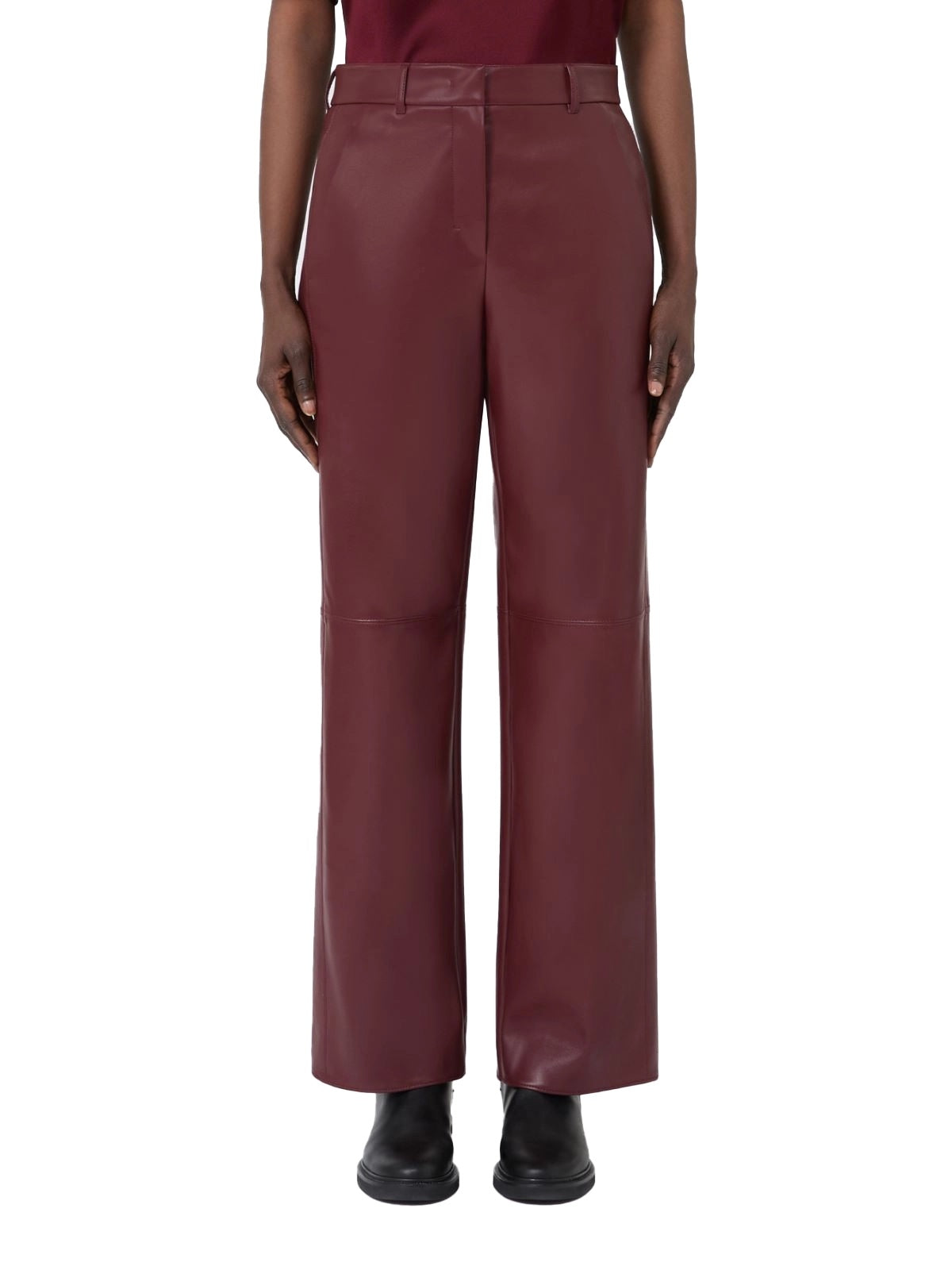 Pantalone S Max Mara donna SMMTARTUFO003 bordeaux<BR/><BR/>