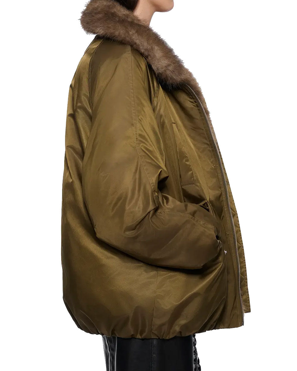 Giubbino Stand studio donna 66758-8032 Thilda verde militare<BR/><BR/>