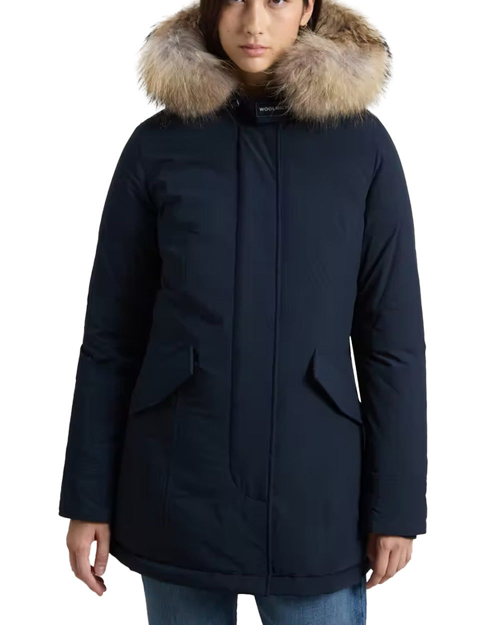 Giubbino donna WOOLRICH DONNA CFWWOU0652FBUT3128 Melton blue