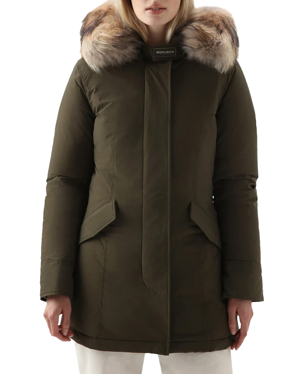 Giubbino donna WOOLRICH DONNA CFWWOU0652FBUT3128 Dark green<BR/>