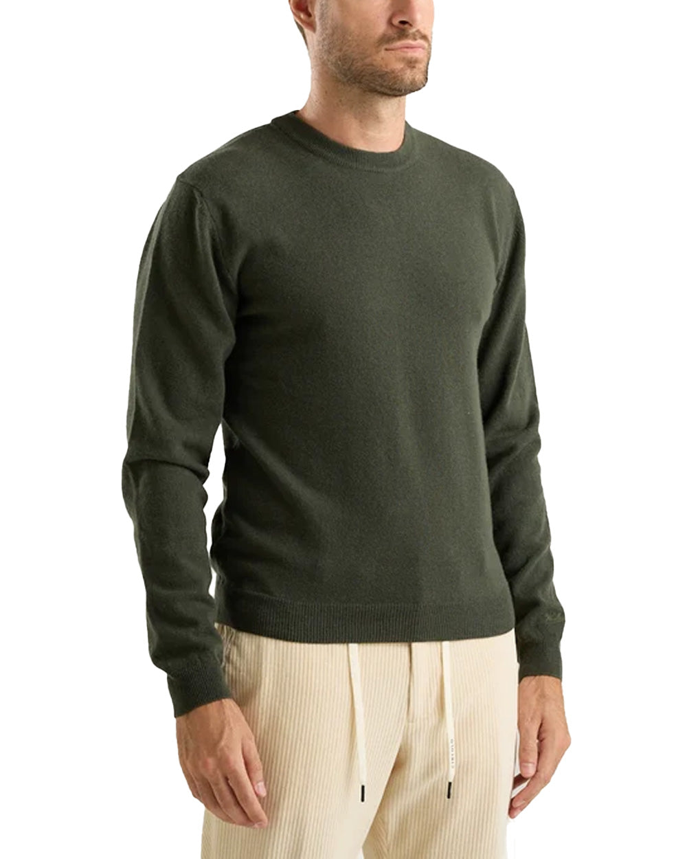 Maglione WOOLRICH uomo CFWOKN2063MRUF594 Dark green