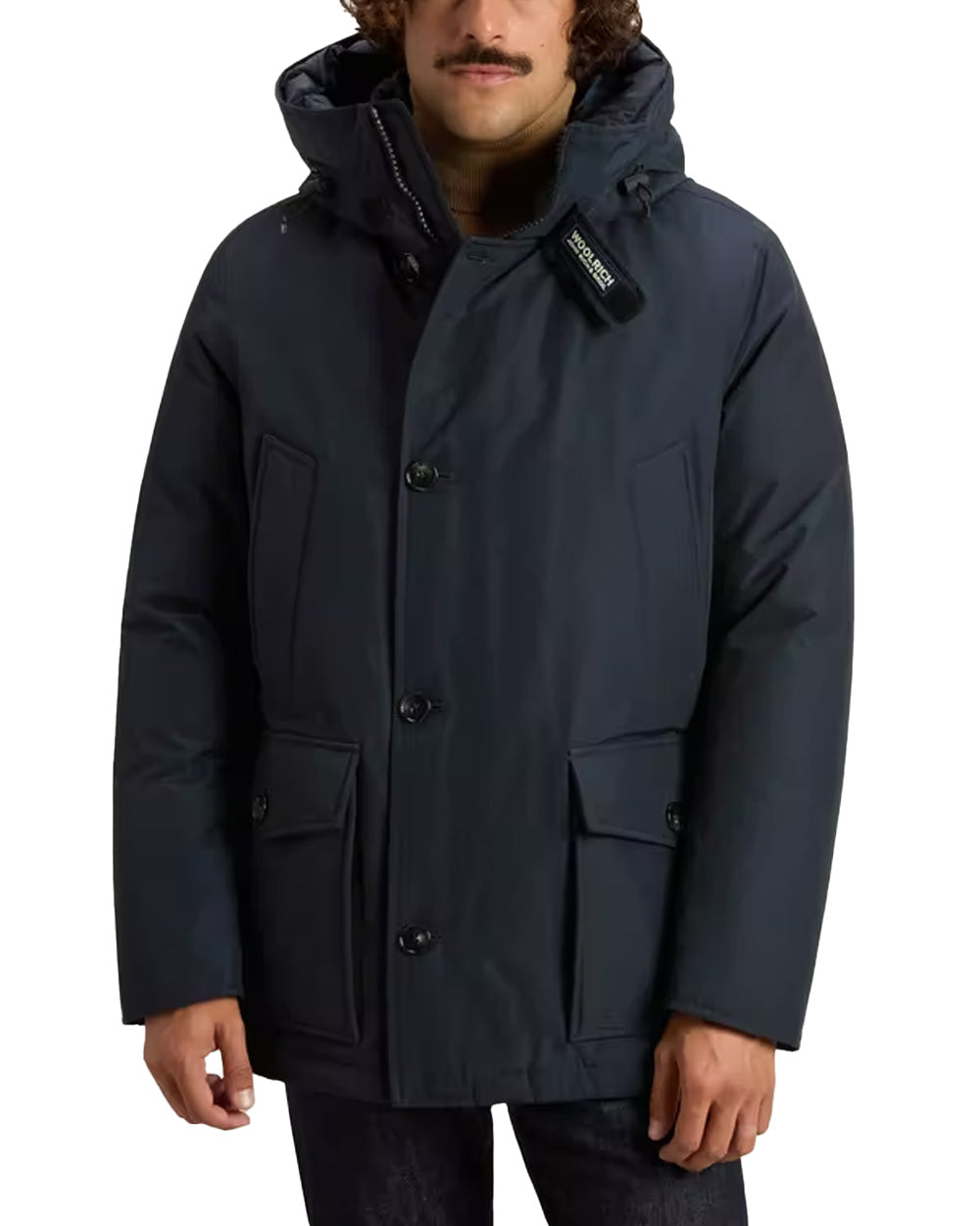 Giubbino WOOLRICH uomo CFWOOU0771MBUT0001 Melton blue