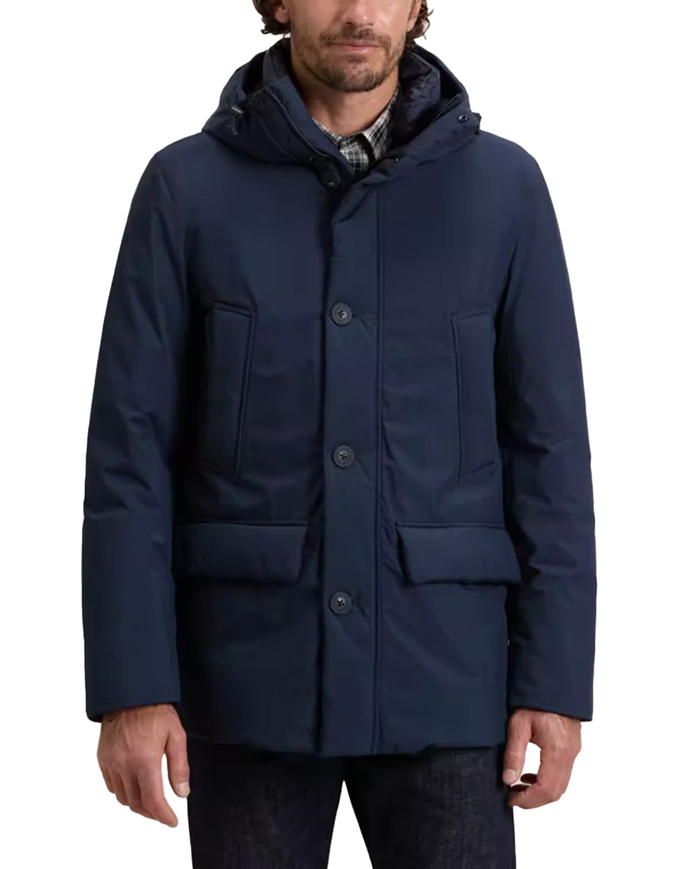 Giubbino uomo WOOLRICH UOMO CFWOOU20992MBUT5182 Melton blue