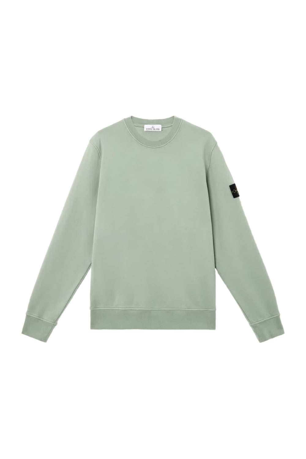 Stone Island felpa girocollo in pile di cotone biologico 