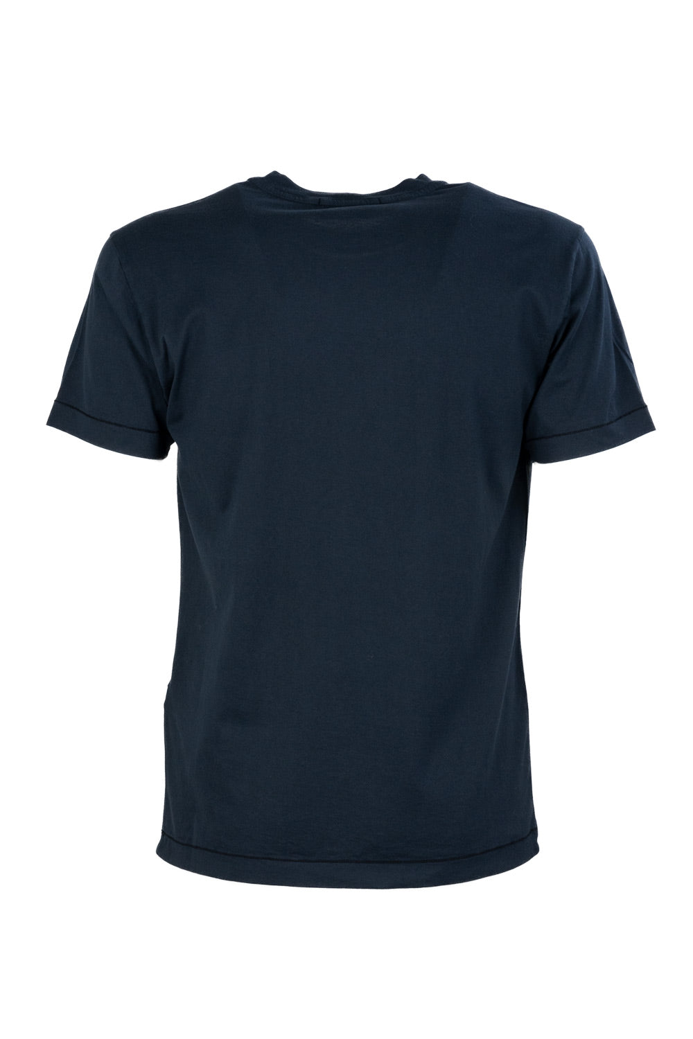 Stone Island T-shirt in jersey di cotone con patch logo 