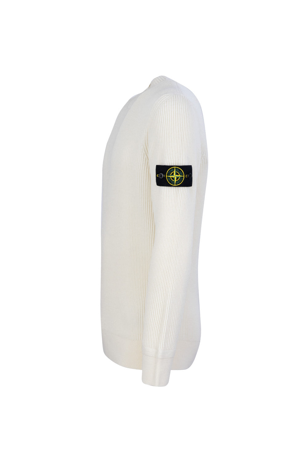 Stone Island pullover in misto lana con logo 