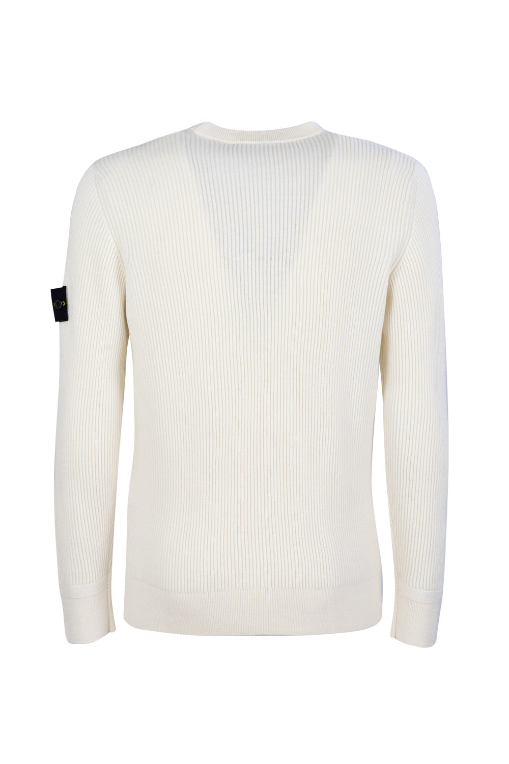 Stone Island pullover in misto lana con logo 