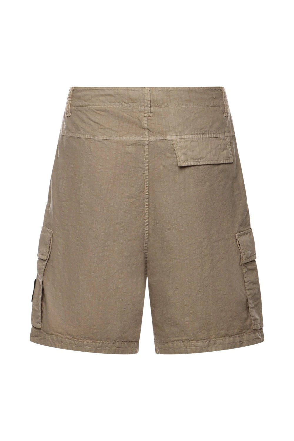 Stone Island bermuda in nylon panama con tasche cargo 