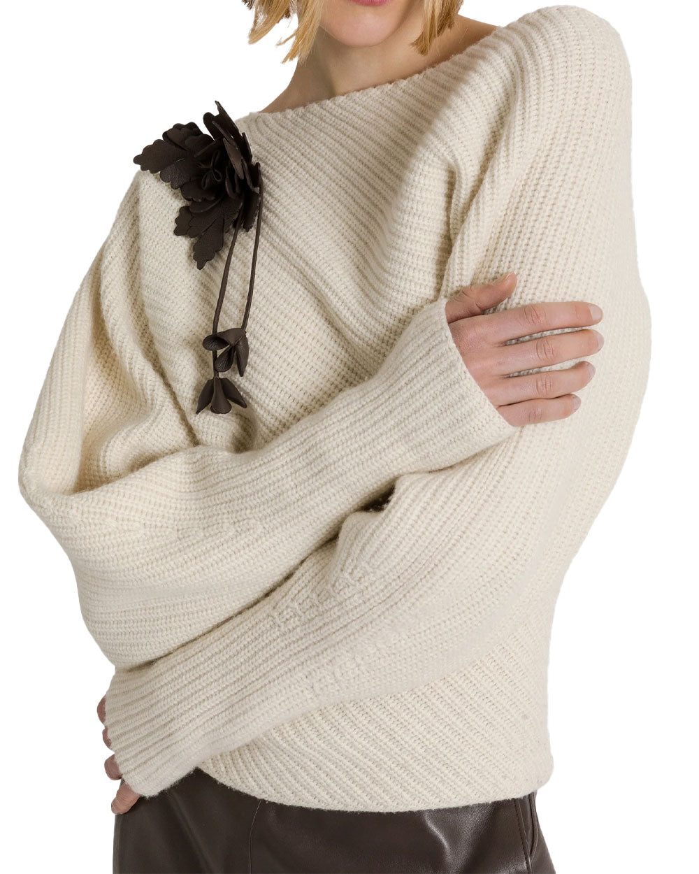 Maglione Alberta Ferretti donna A09036603 panna 