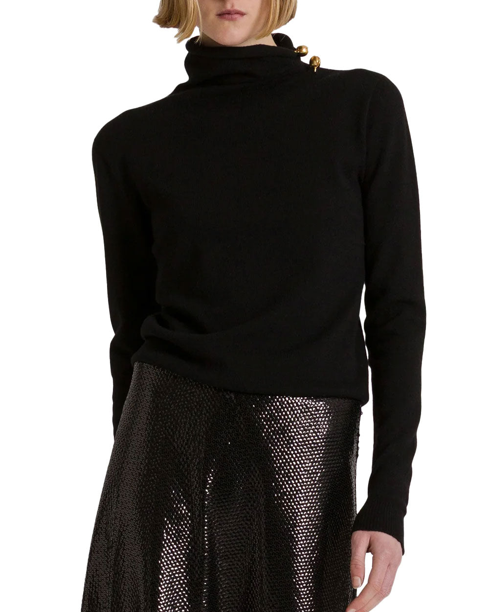 Maglione Alberta Ferretti donna A091866033 nero 