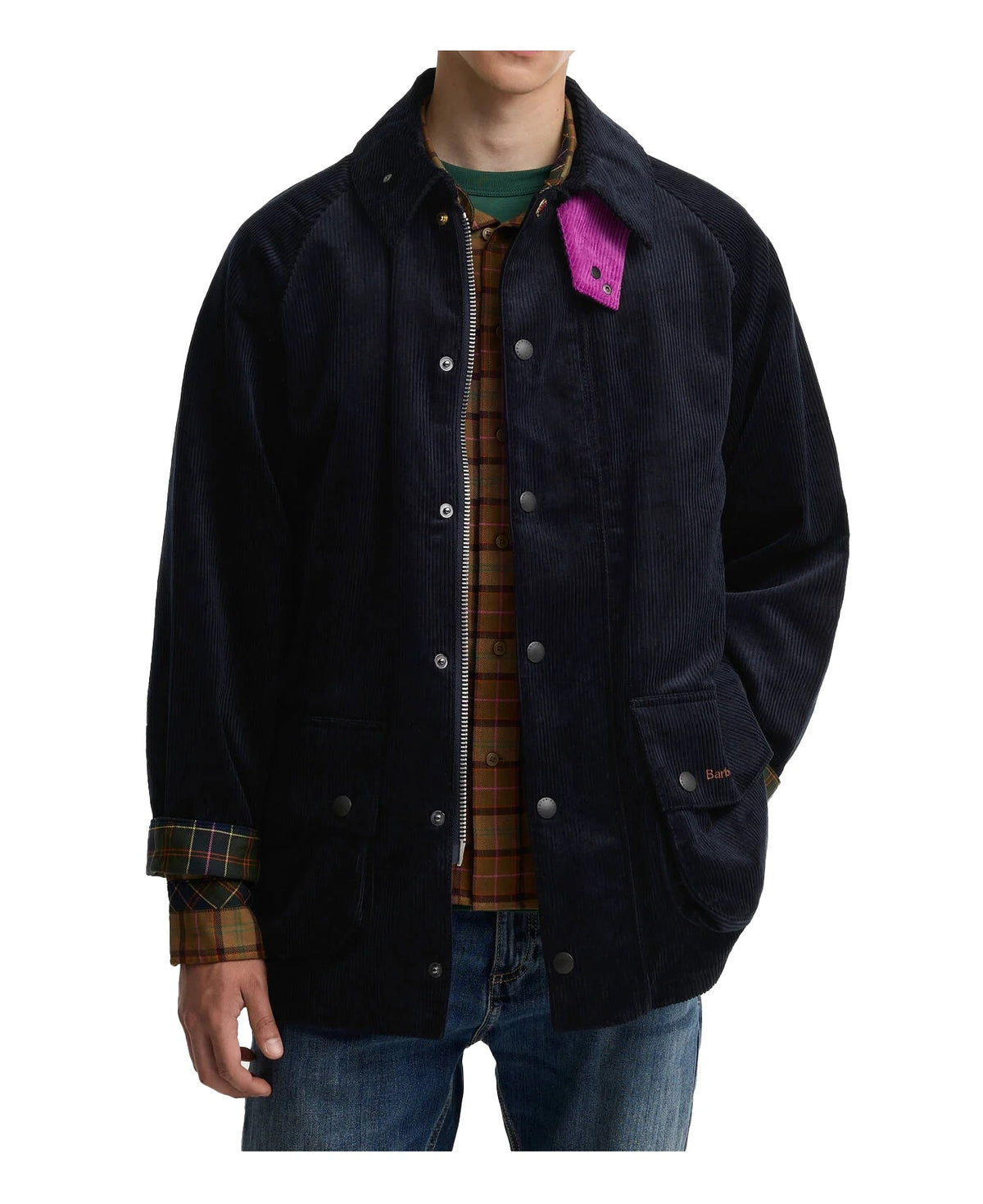 Giubbino Barbour uomo MCA1160NY91XL Beaufort blu 