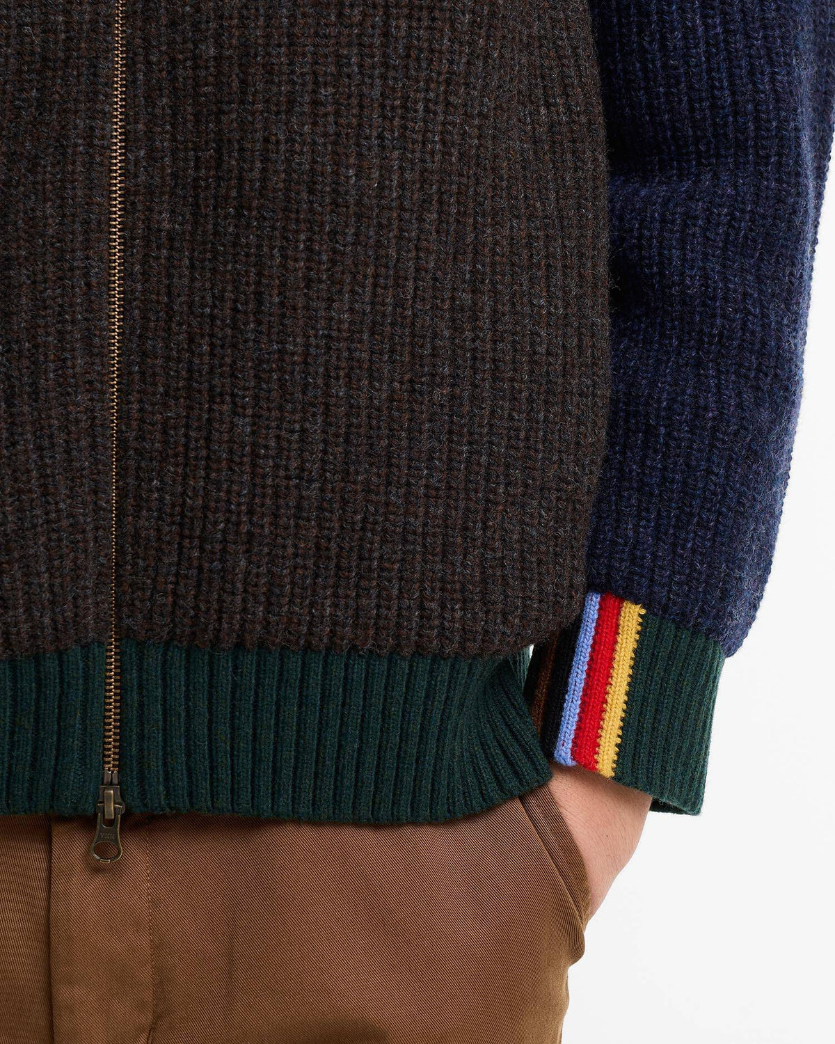 Cardigan Barbour uomo MKN1796BR37L multicolor blocchi 