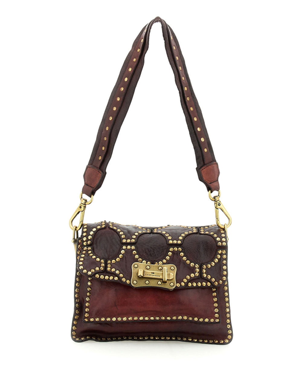 Borsa Campomaggi donna C016500ND X3112 Agnese Camaiore vinaccia<BR/> 