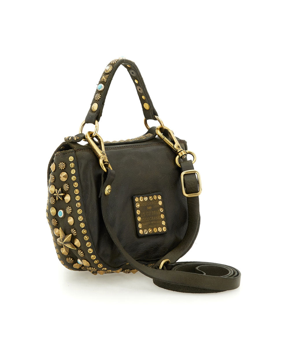 Borsa Campomaggi donna C036060ND X3159 Poppi verde militare<BR/> 