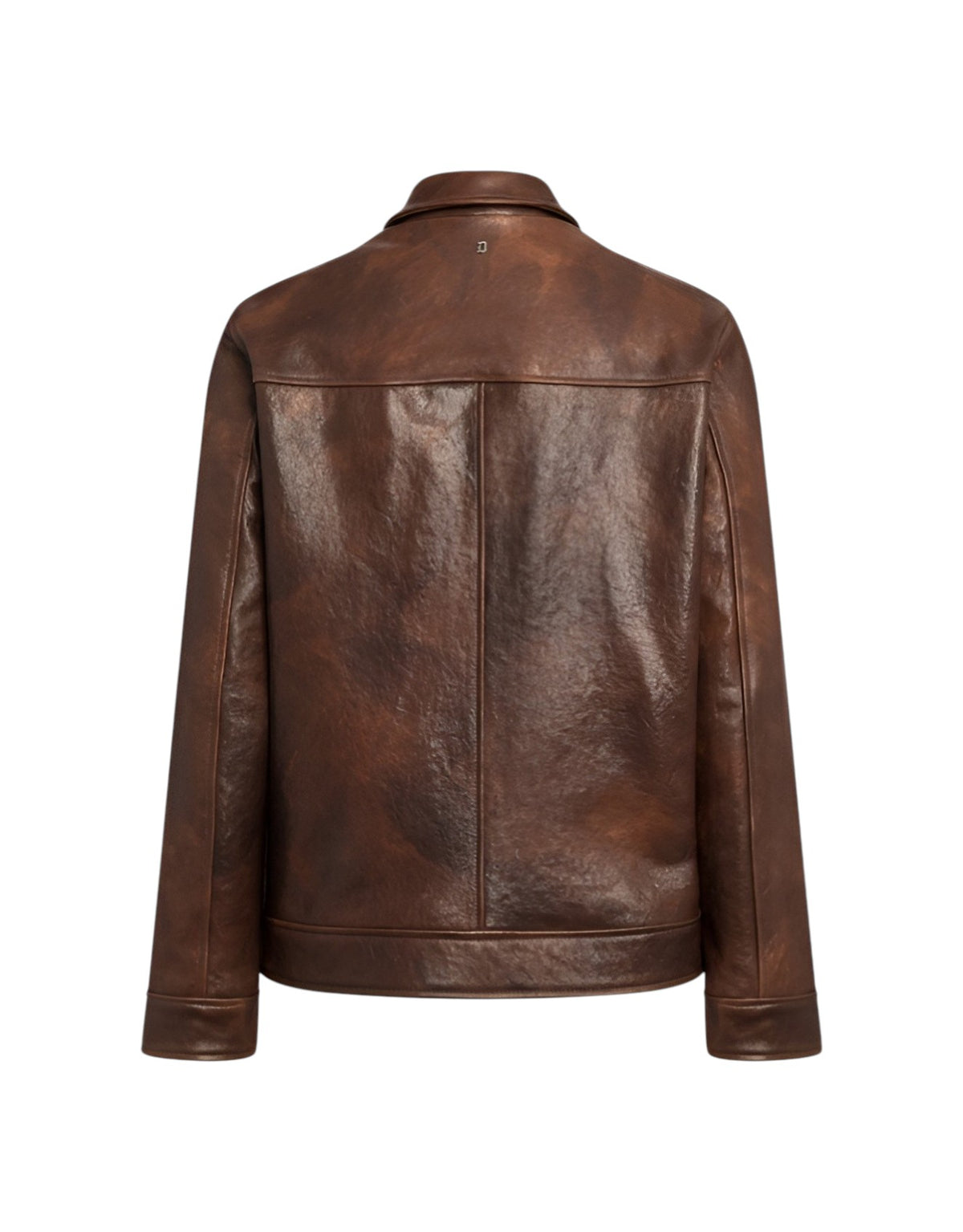 Giacca biker uomo Dondup JU025 PL0709U XXX 737 Marrone 