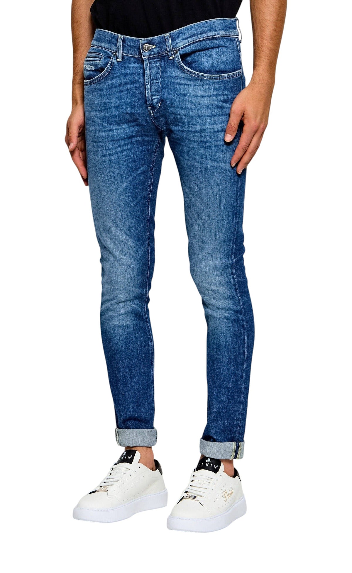 Jeans uomo Dondup UP232 DSK404U J45800 George Blu Denim 