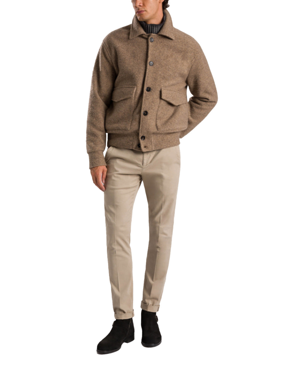 Pantalone DONDUP uomo Gaubert slim UP235GSE043UPTD Naturale 