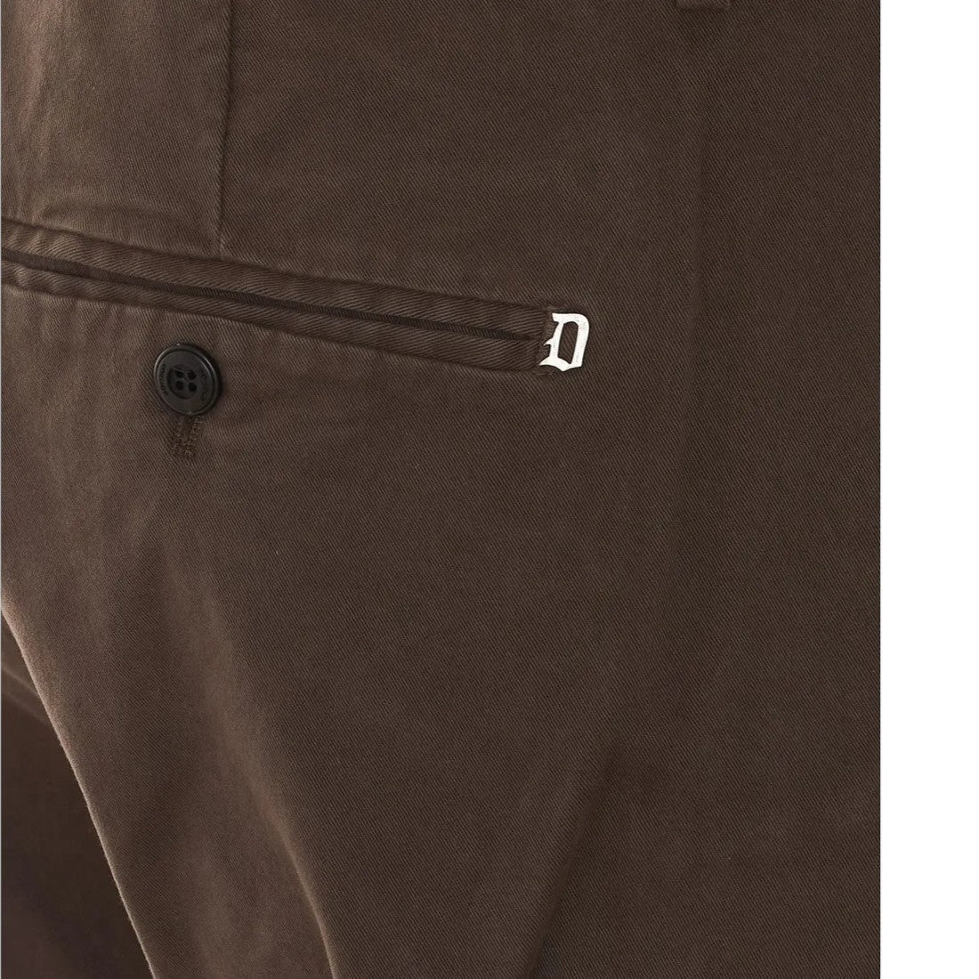 Pantaloni uomo Dondup UP235 GSE043U PTD759 Gaubert Marrone 