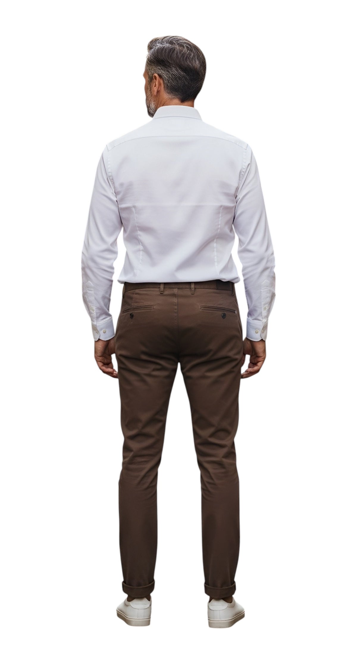 Pantaloni uomo Dondup UP235 GSE043U PTD759 Gaubert Marrone 