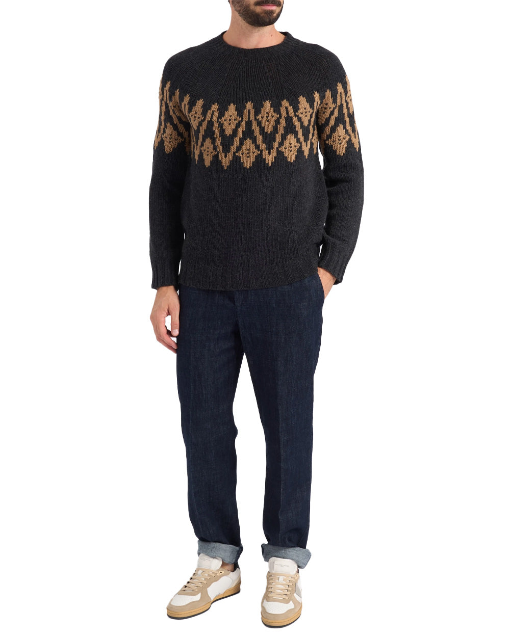 Maglione DONDUP uomo UT321M01040U002 Grigio 