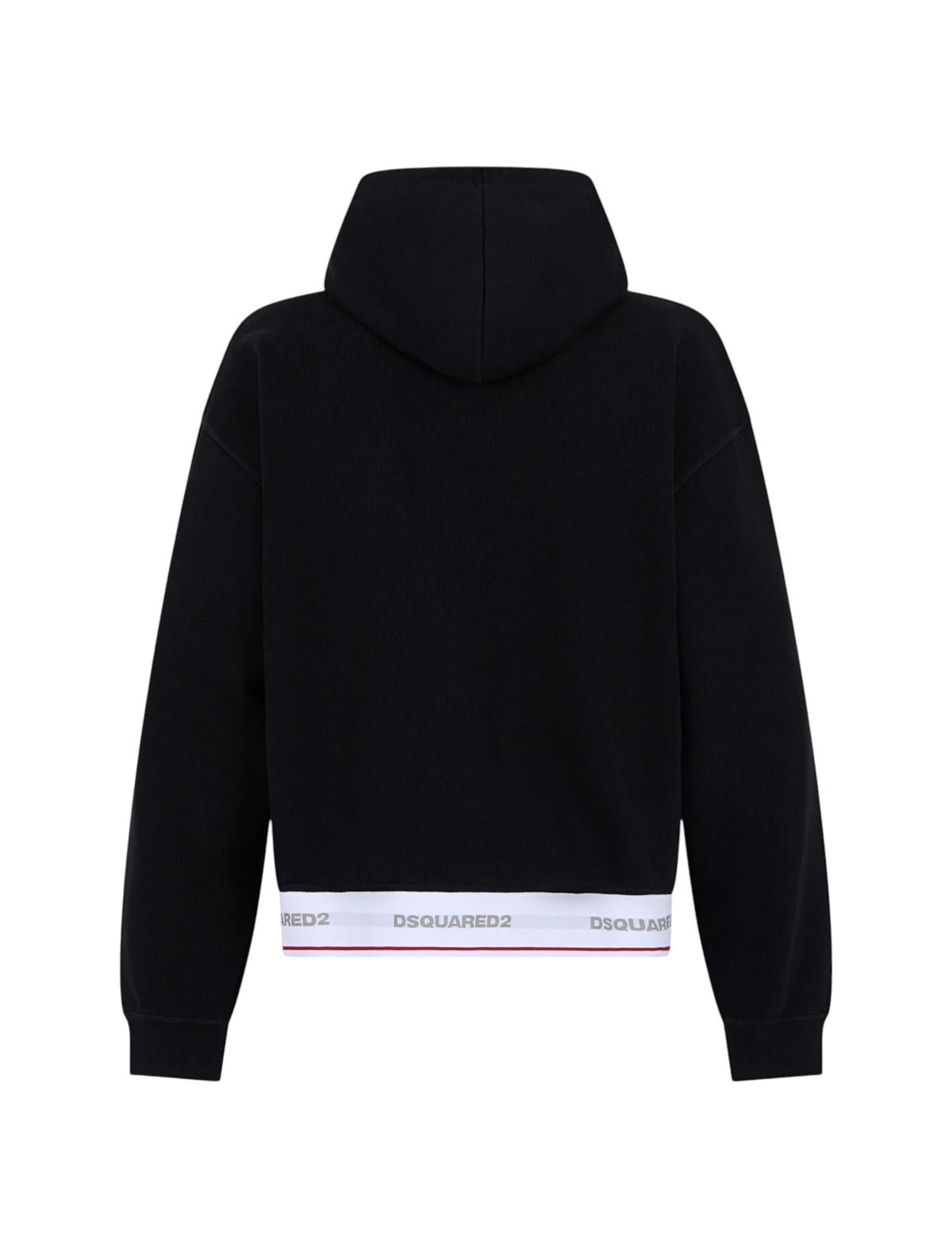 Felpa uomo Dsquared2 S71GU0768D25028900 con cappuccio Nero 