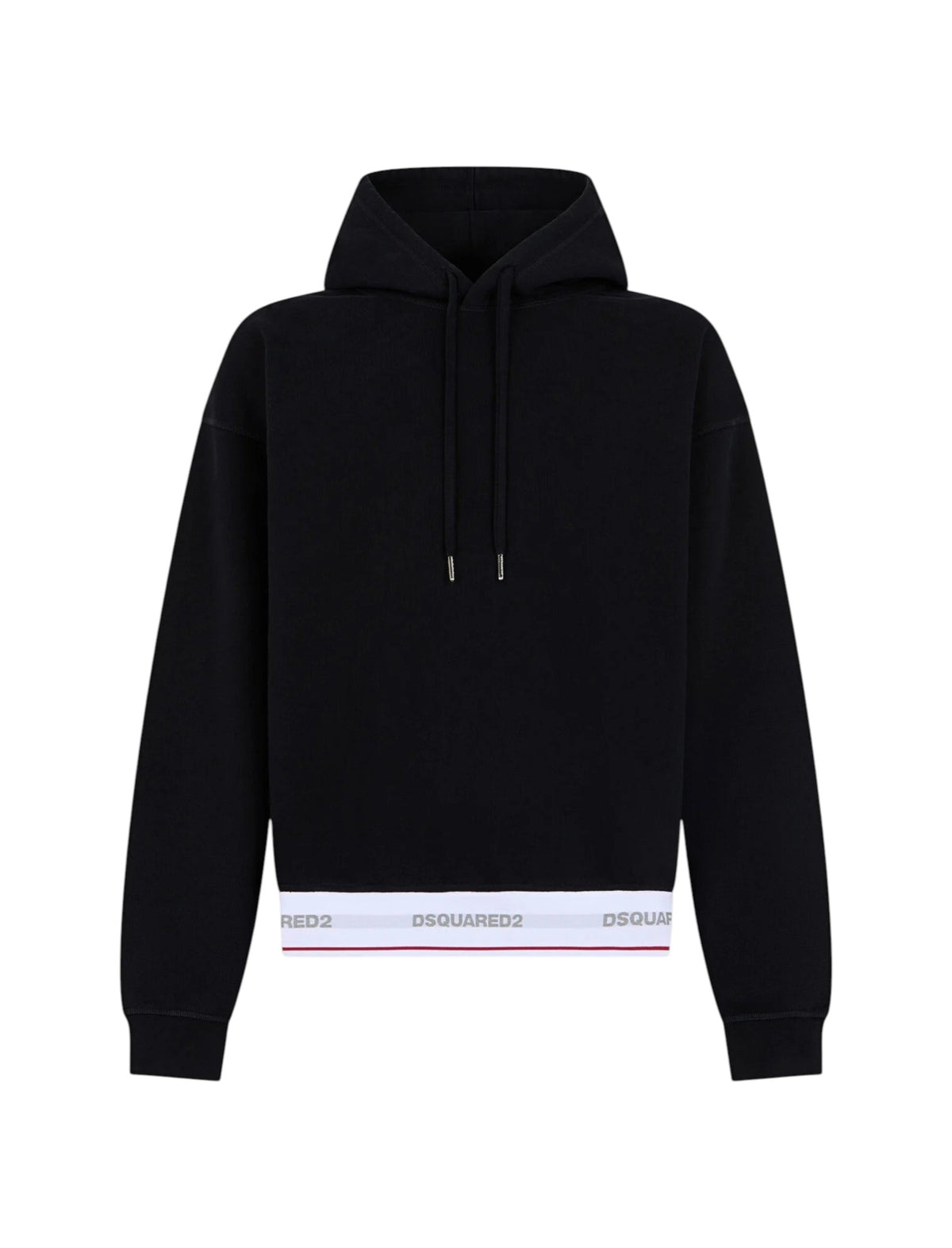 Felpa uomo Dsquared2 S71GU0768D25028900 con cappuccio Nero 