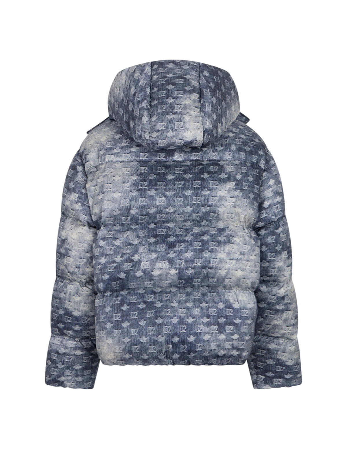 Piumino uomo Dsquared2 S74AM1709D35535001S D2 Monogram Azzurro 