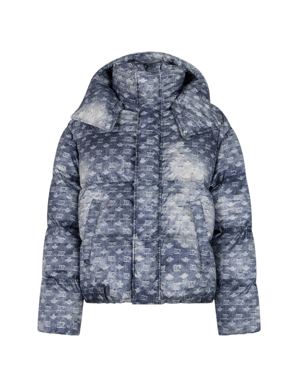 Piumino uomo Dsquared2 S74AM1709D35535001S D2 Monogram Azzurro 