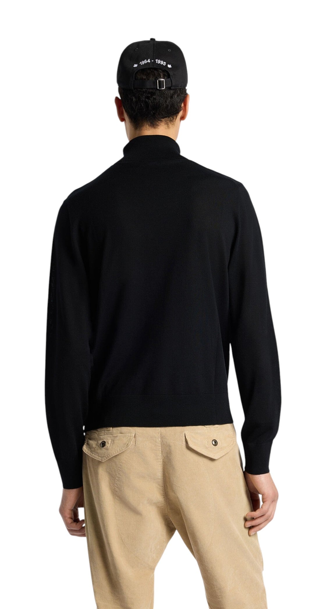 Maglione uomo Dsquared2 S74HA1664D13205900 D2 Upside Down Nero 