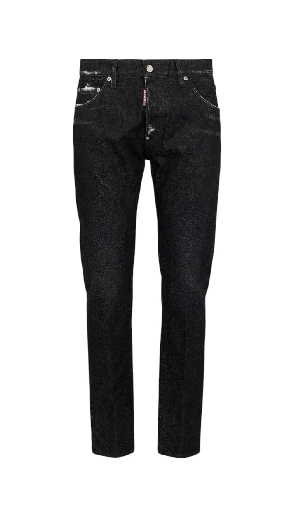 Jeans uomo Dsquared2 S74LB1943D30042900 Teddy Nero Aviator 