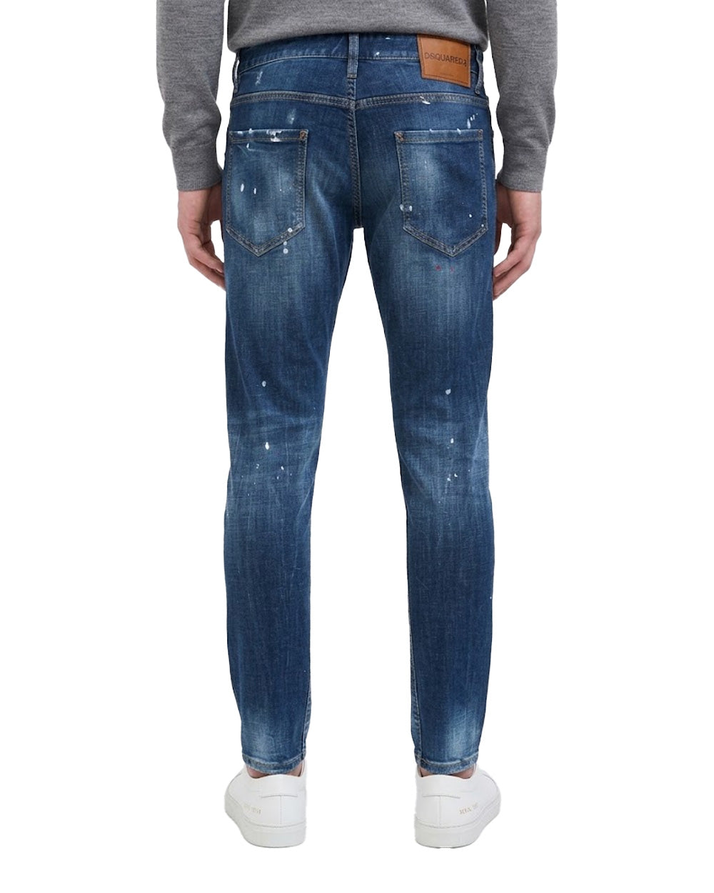 Jeans uomo DSQUARED S74LB1874S30664 Blu 