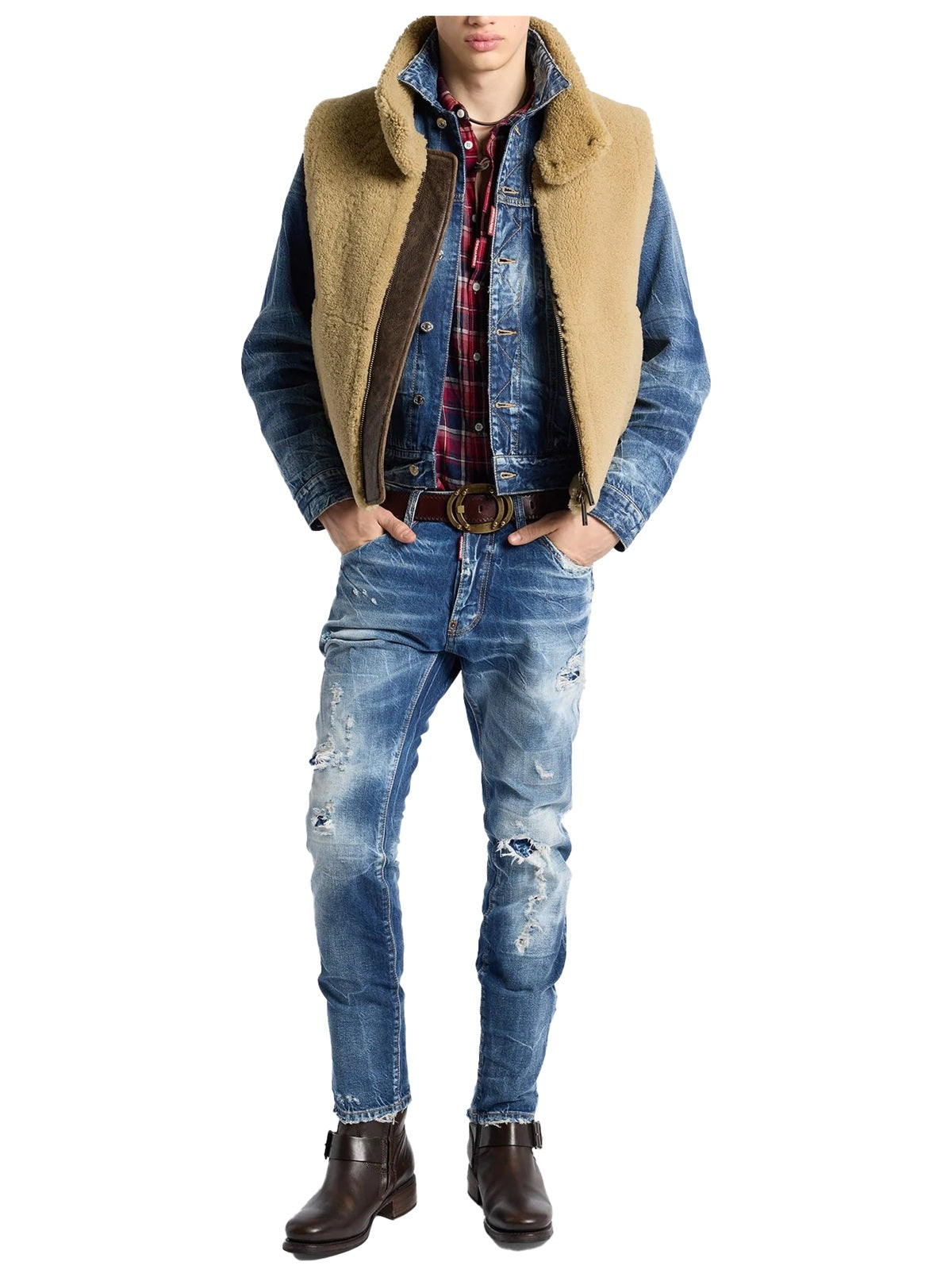 Jeans Dsquared2 uomoS74LB1969-D30045470 denim medio 
