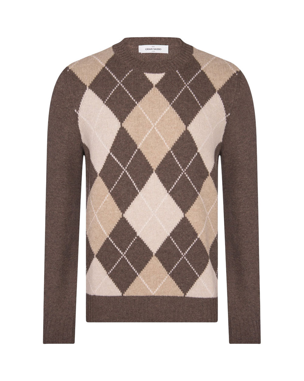 Maglia Gran Sasso uomo 13111 25032 marrone<BR/> 
