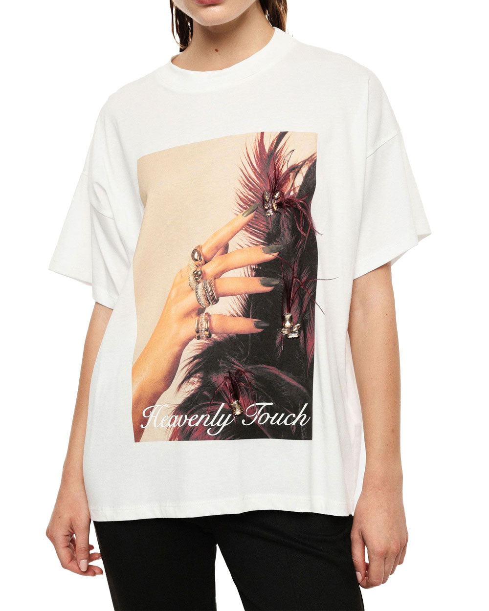 T-shirt Imperial Donna TAP7MII bianca 