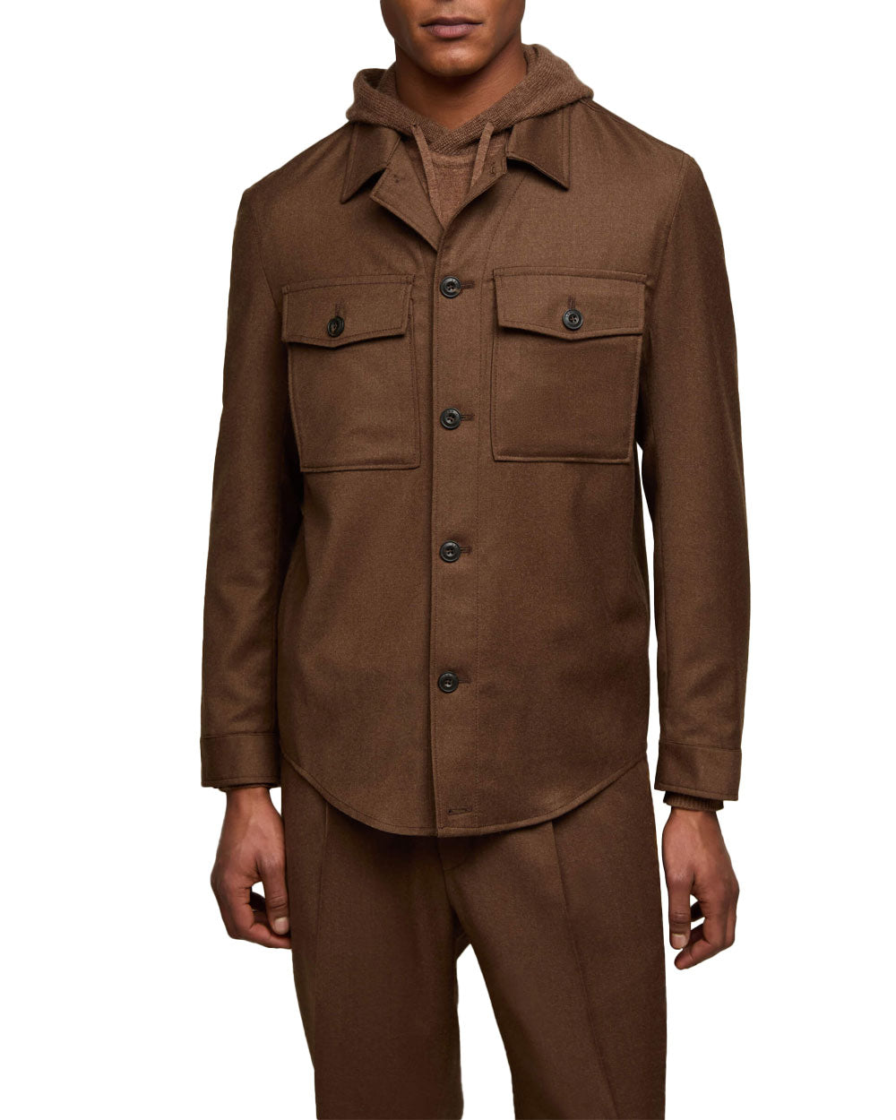 Overshirt L.B.M.1911 uomo 64532 2898 testa di moro 