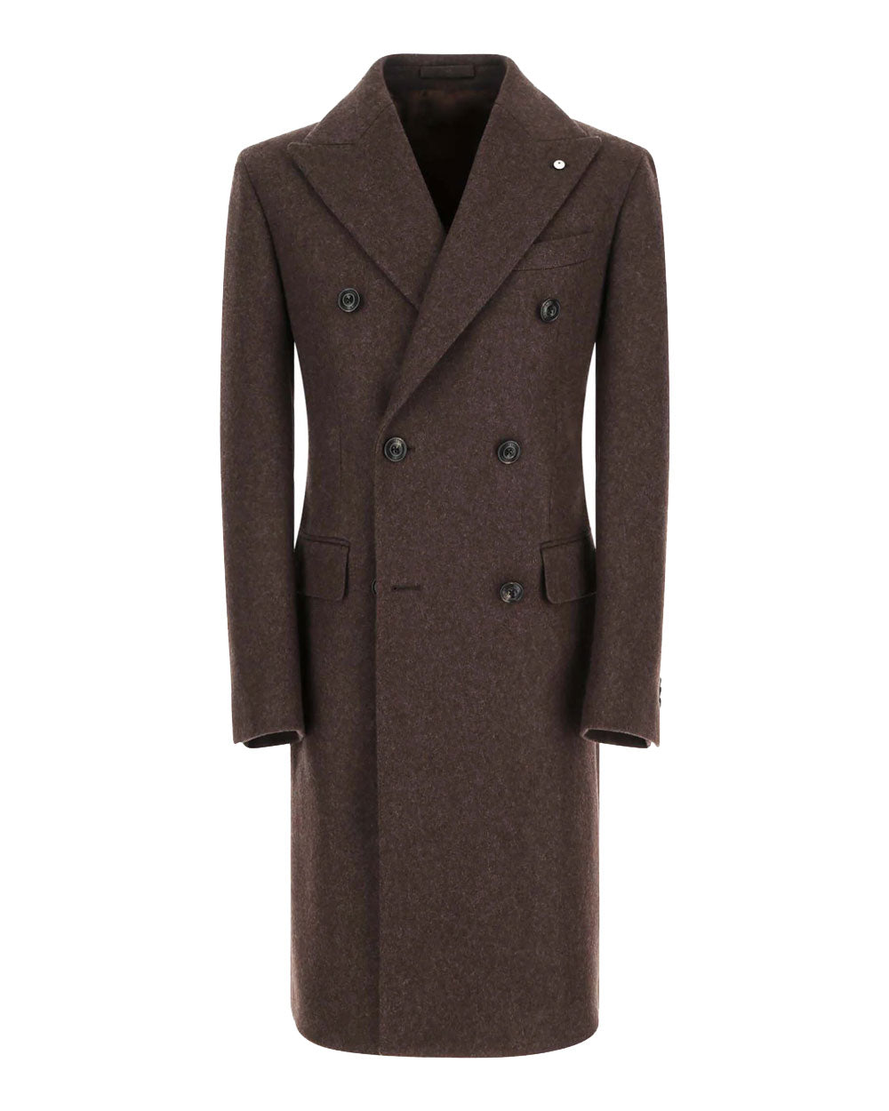 Cappotto L.B.M.1911 uomo 67503 7480 testa di moro 