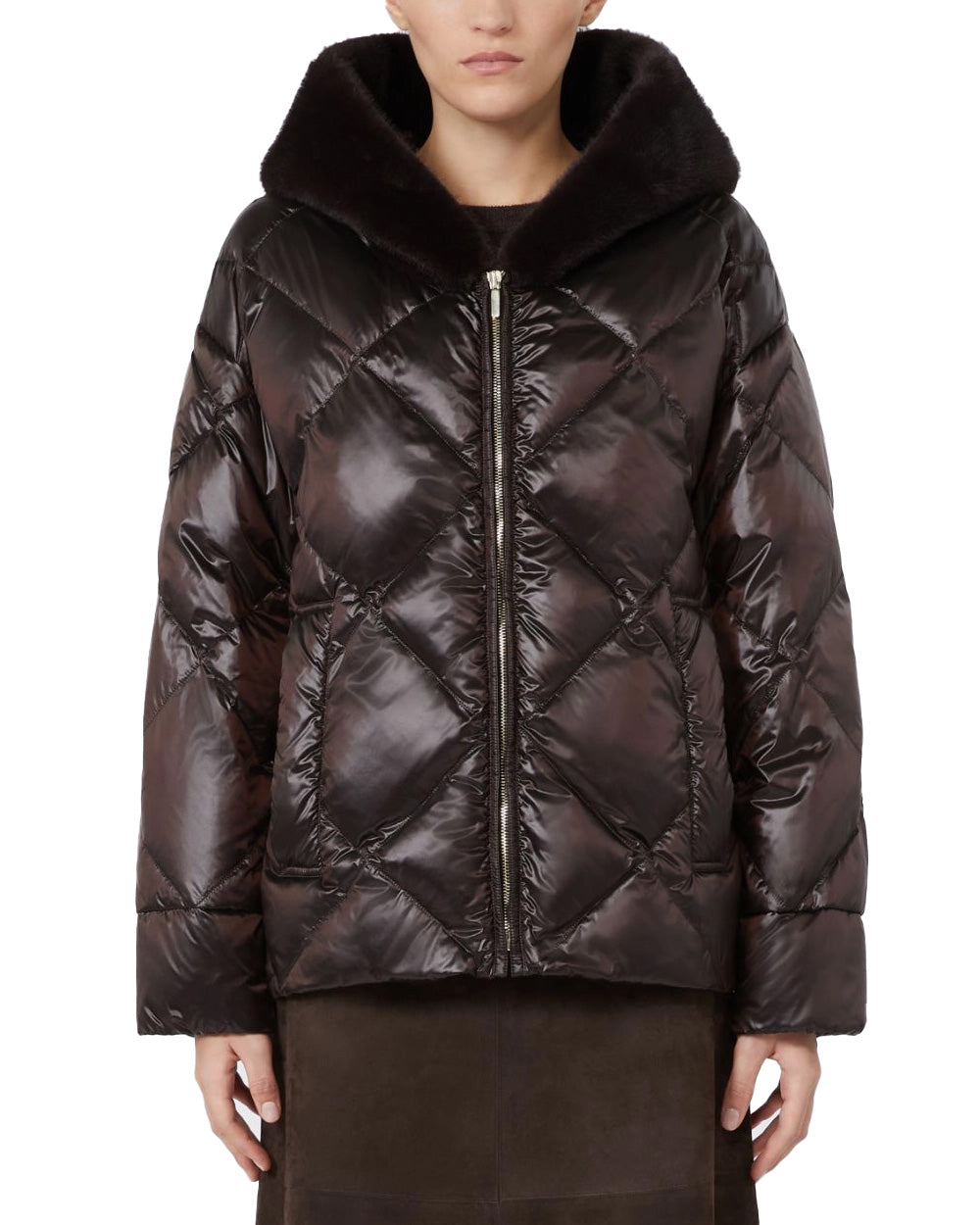 Giubbino MAX MARA THE CUBE donna MTCNEBBIE Marrone 