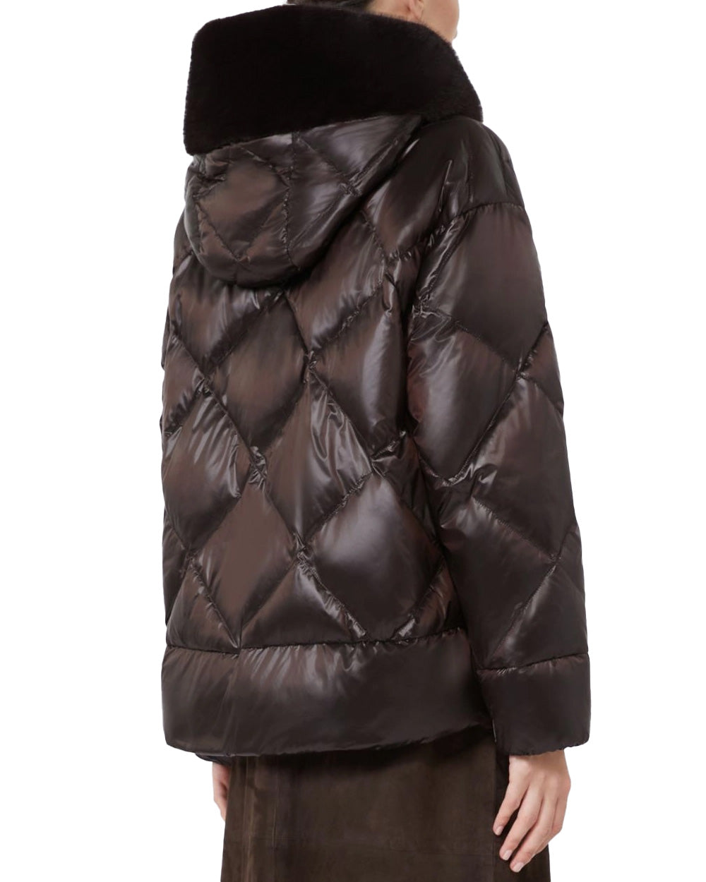 Giubbino MAX MARA THE CUBE donna MTCNEBBIE Marrone 