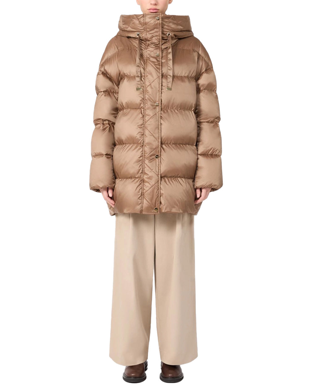 Giubbino MAX MARA THE CUBE donna MTCVENTO Cammello 