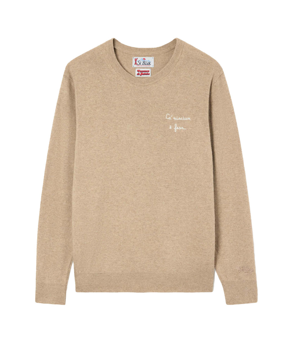 Maglione MC2 SAINT BARTH uomo HERONLIGHTEMBRY00387M Beige 