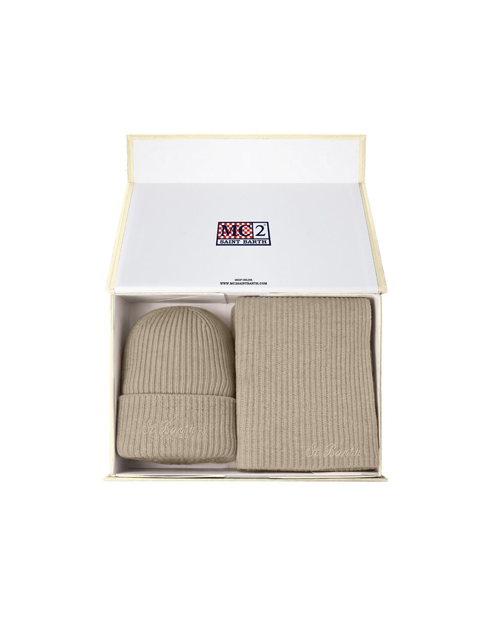 Gift box MC2 SAINT BARTH uomo KITCASHMERE00027M Beige 