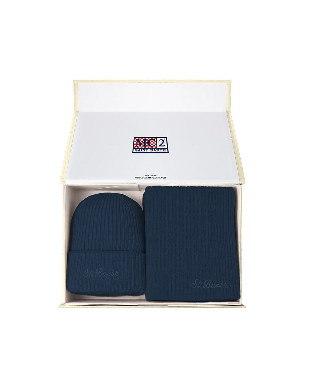Gift box MC2 SAINT BARTH uomo KITCASHMERE Blu 