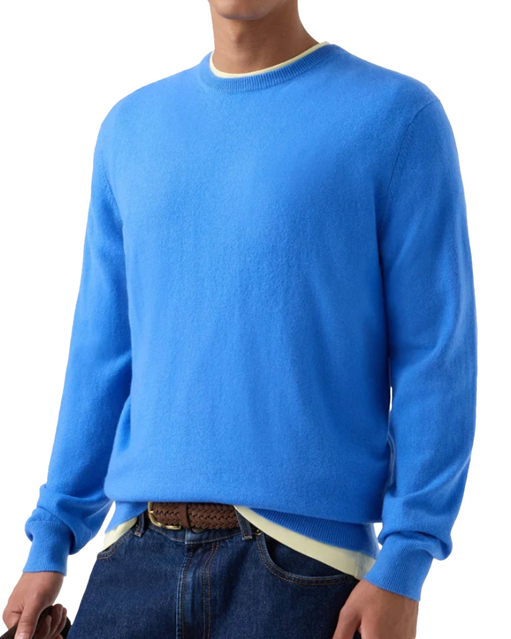 Maglione MC2 SAINT BARTH uomo REGENTCASHMERE00275 Blu<BR/> 