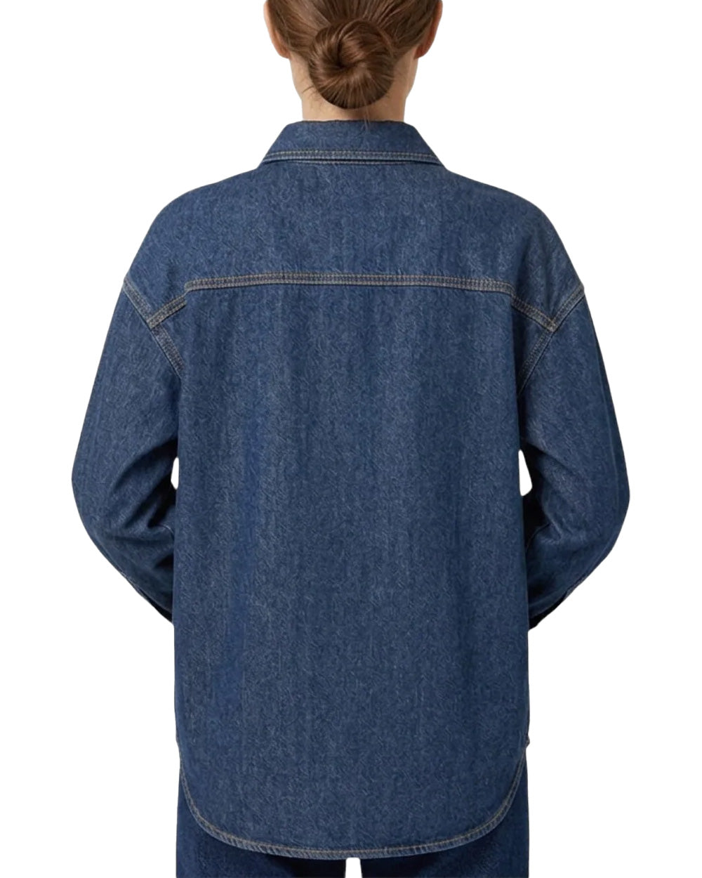 Camicia MC2 SAINT BARTH donna GIGYDENIM00923M Blu 