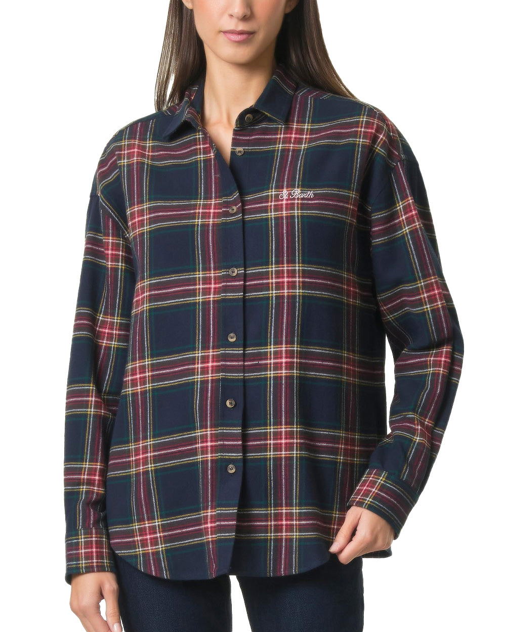 Camicia MC2 SAINT BARTH donna LULLYFLANNEL00874M Tartan 